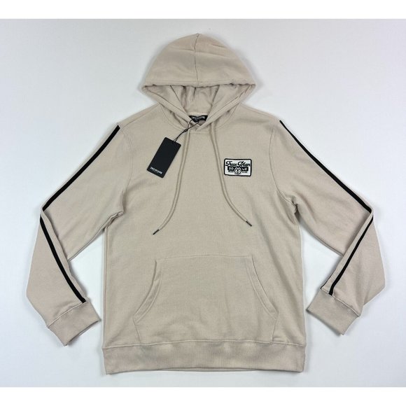 True Religion Other - True Religion Patch Hit Hoodie Mens Large Beige Pullover Hooded Sweatshirt